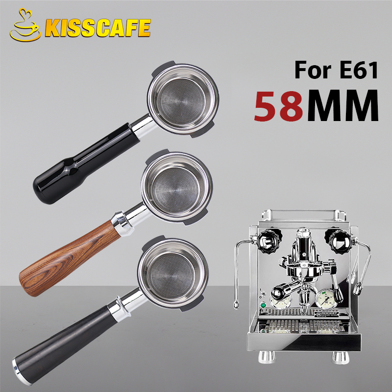 Quality Coffee Equipment - 58MM dipsiz Portafilter E61 EXPOBAR için
