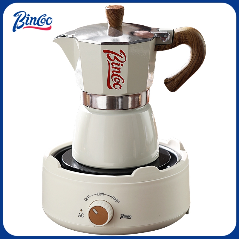 Quality Coffee Equipment - Bincoo Moka Pot ve Elektrikli Ocak