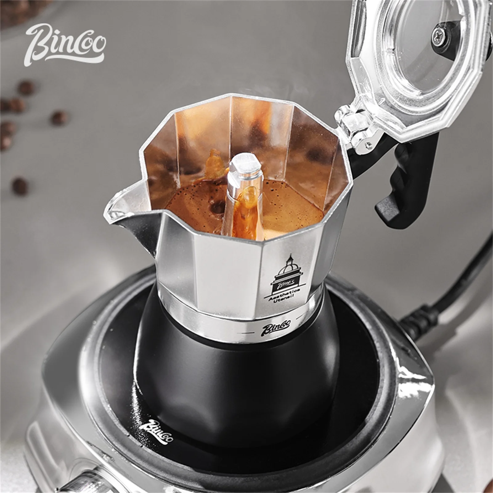 BINCOO Çift Valfli Moka Pot, E - Quality Coffee Equipment incelemesi ve fiyatı