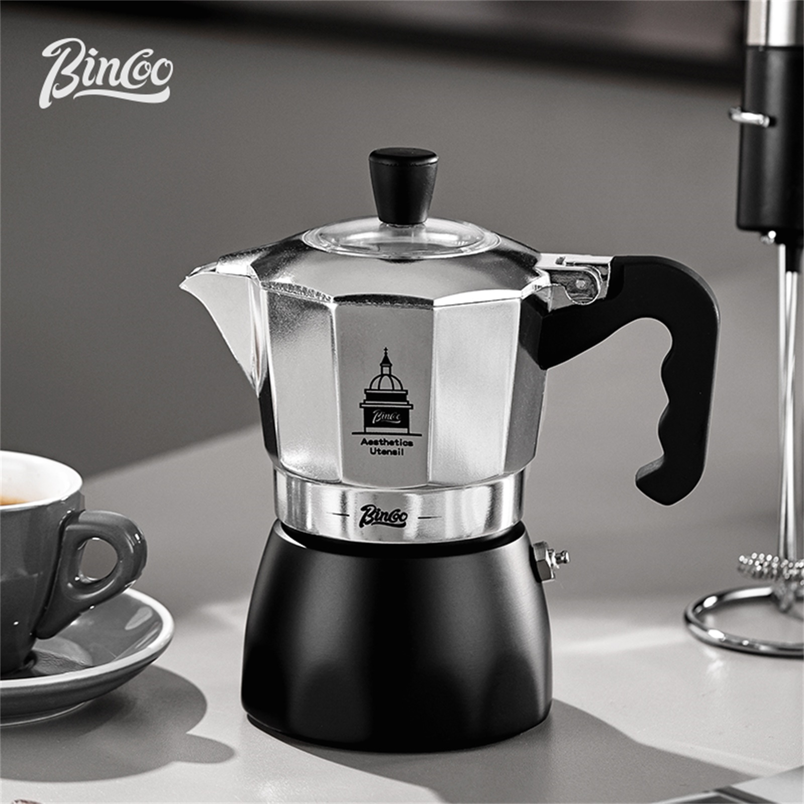 BINCOO Çift Valfli Moka Pot, E - Quality Coffee Equipment incelemesi ve fiyatı