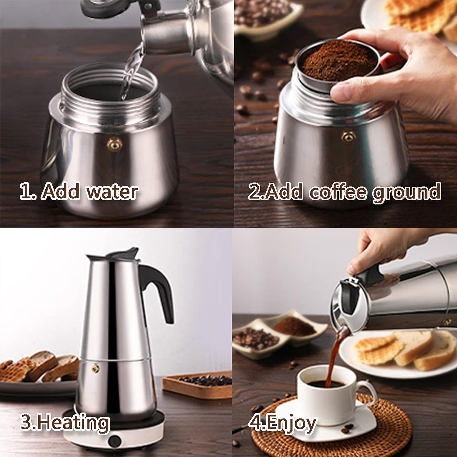 4/6/9 bardak Pot Pot Caffe mak - Quality Coffee Equipment incelemesi ve fiyatı
